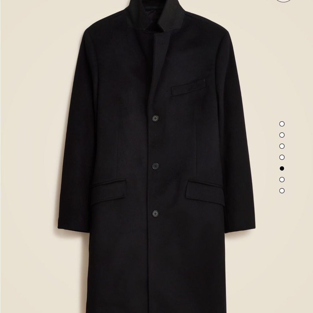 J.Crew - Rivington top coat in Italian wool blend 
Size 42 /R - Navy NWT